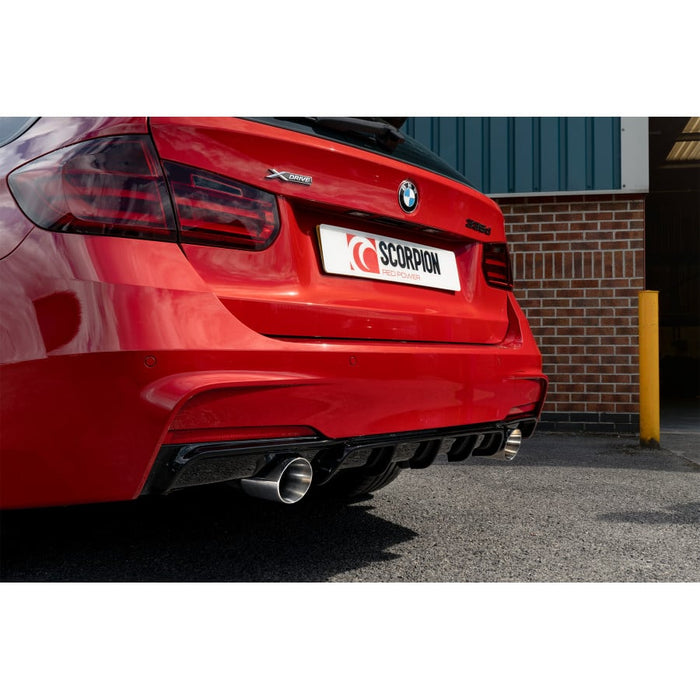 Scorpion BMW 330d/335d (F30/31) & 430d/435d (F32) Dual Exit Non-Resonated Half System