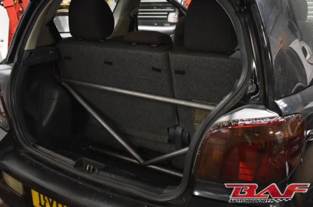 K-Brace® - Toyota Yaris MK1 XP10 Strut Brace V2 - BAF Motorsport